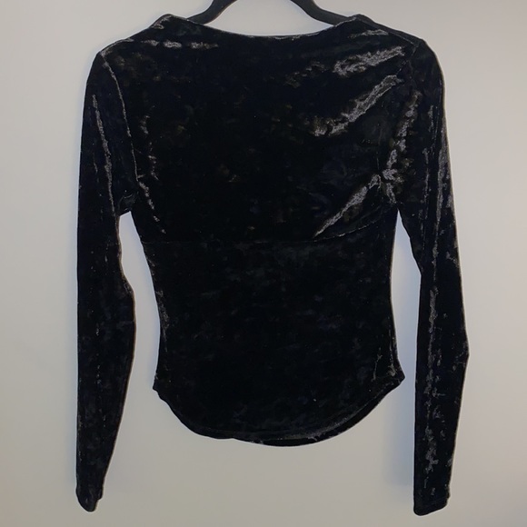 FREE PEOPLE
Perfect Date Cowlneck Top In Black - Picture 3 of 5